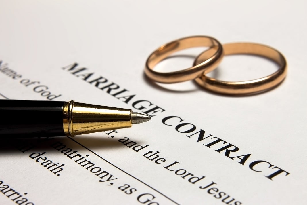 Legal marriage changes for a wedding