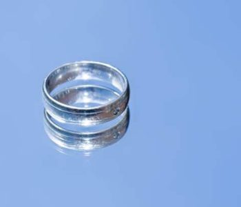 mirrored wedding ring