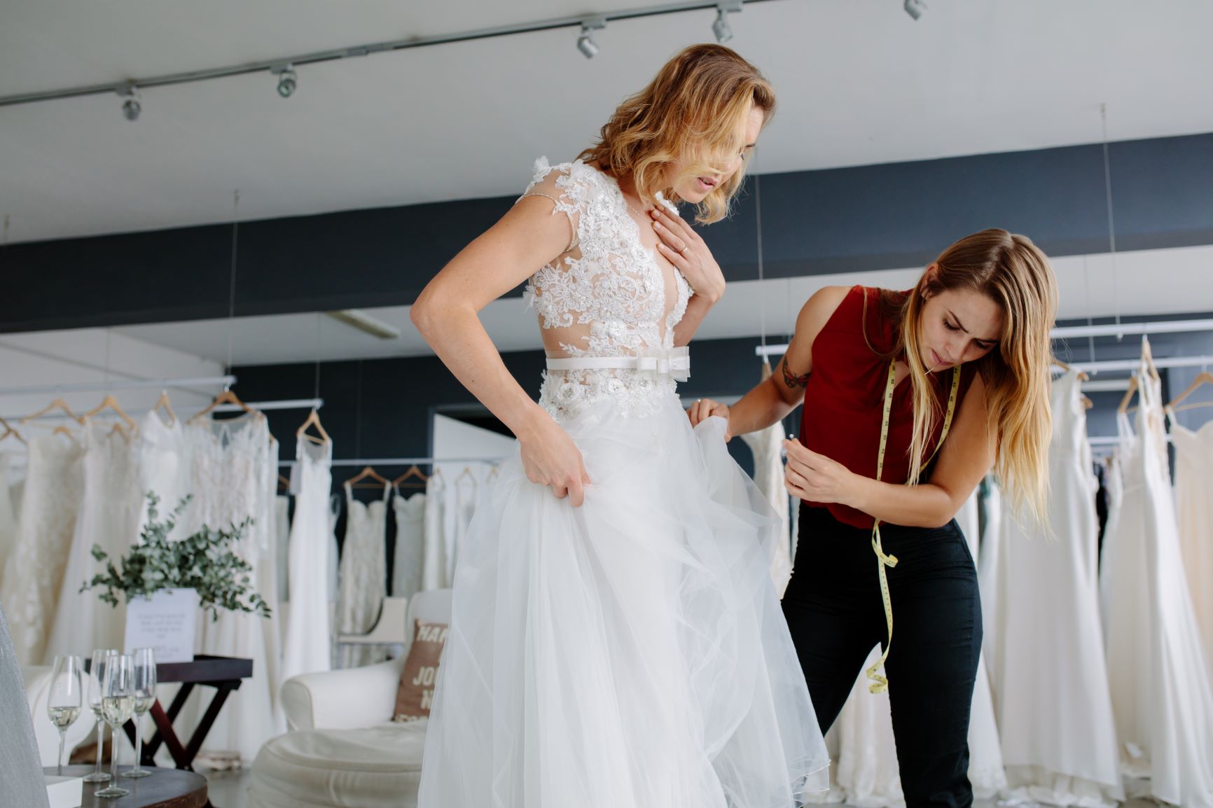 How To Take Up A Wedding Dress