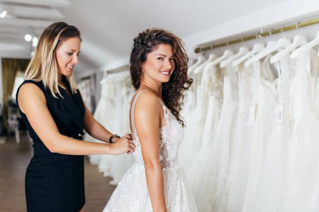 wedding dress shopping help