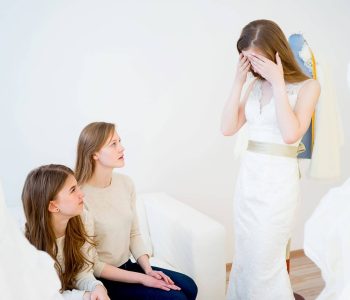 bride under stress