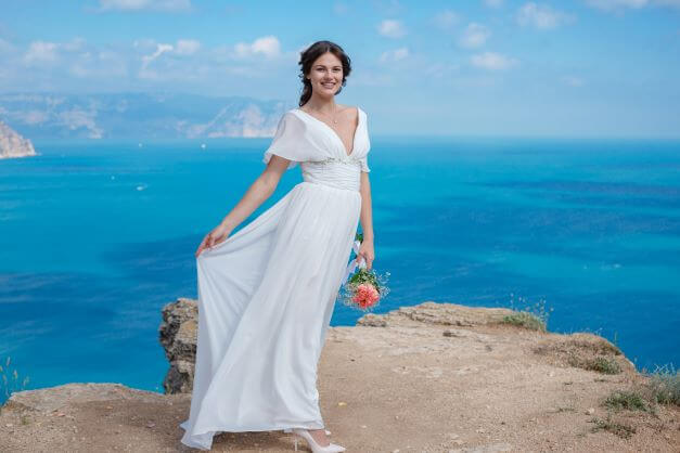 Bride in Mallorca