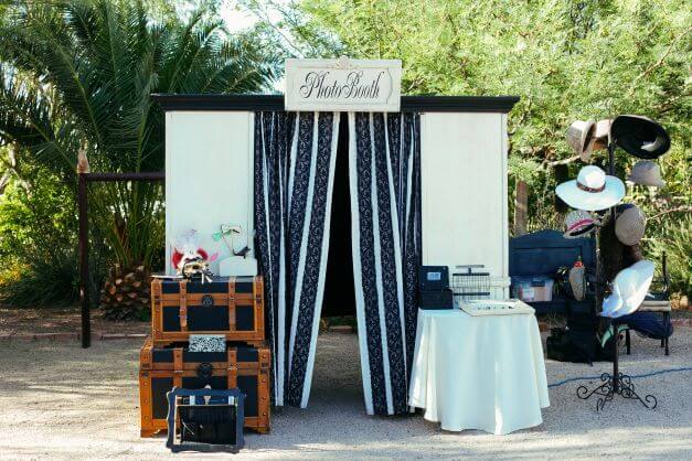 Photobooth is one of the most popular wedding entertainment ideas